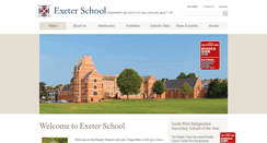 Desktop Screenshot of exeterschool.org.uk