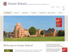 Tablet Screenshot of exeterschool.org.uk